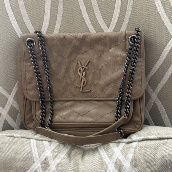 YSL tan shoulder/crossbody - Picture 5 of 5